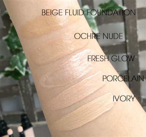 swatch burberry fresh glow foundation|temptalia burberry liquid foundation.